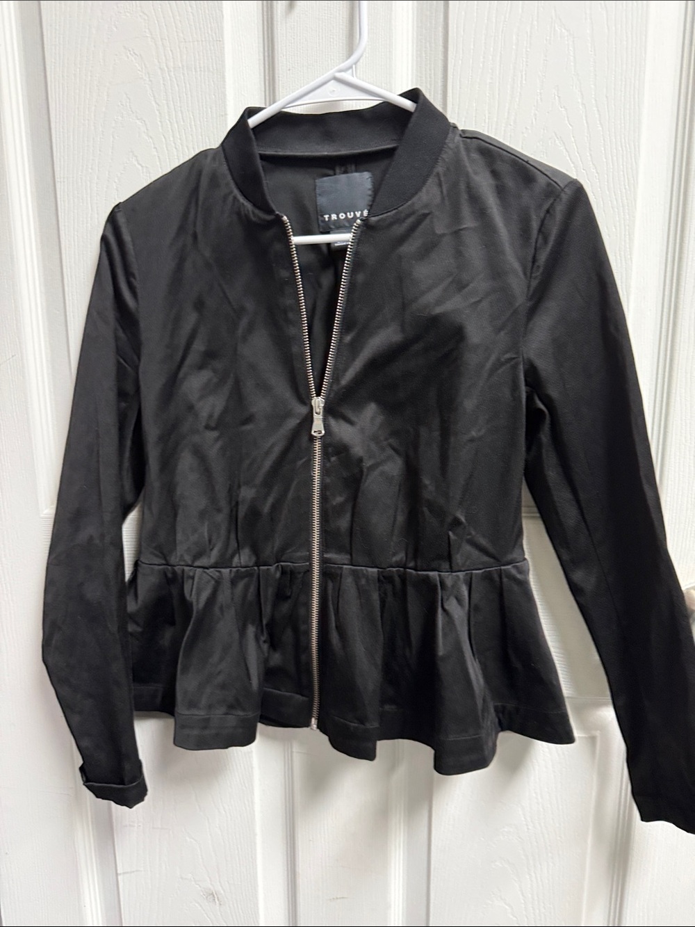 LN Trouve ruffle hem jacket